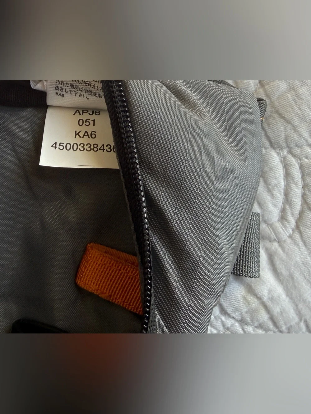 North Face Black Hammerhead Flight Series Backpack Hydration Black Gray Orange